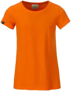 JAN 8007G ― Kinder/Mädchen Bio-Baumwolle T-Shirt - Orange