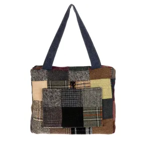 Jessi Patchwork Tweed Bag