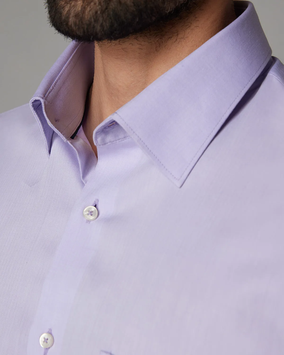 Lavender Herringbone Shirt