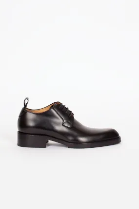 Leather Derby Shoes Black