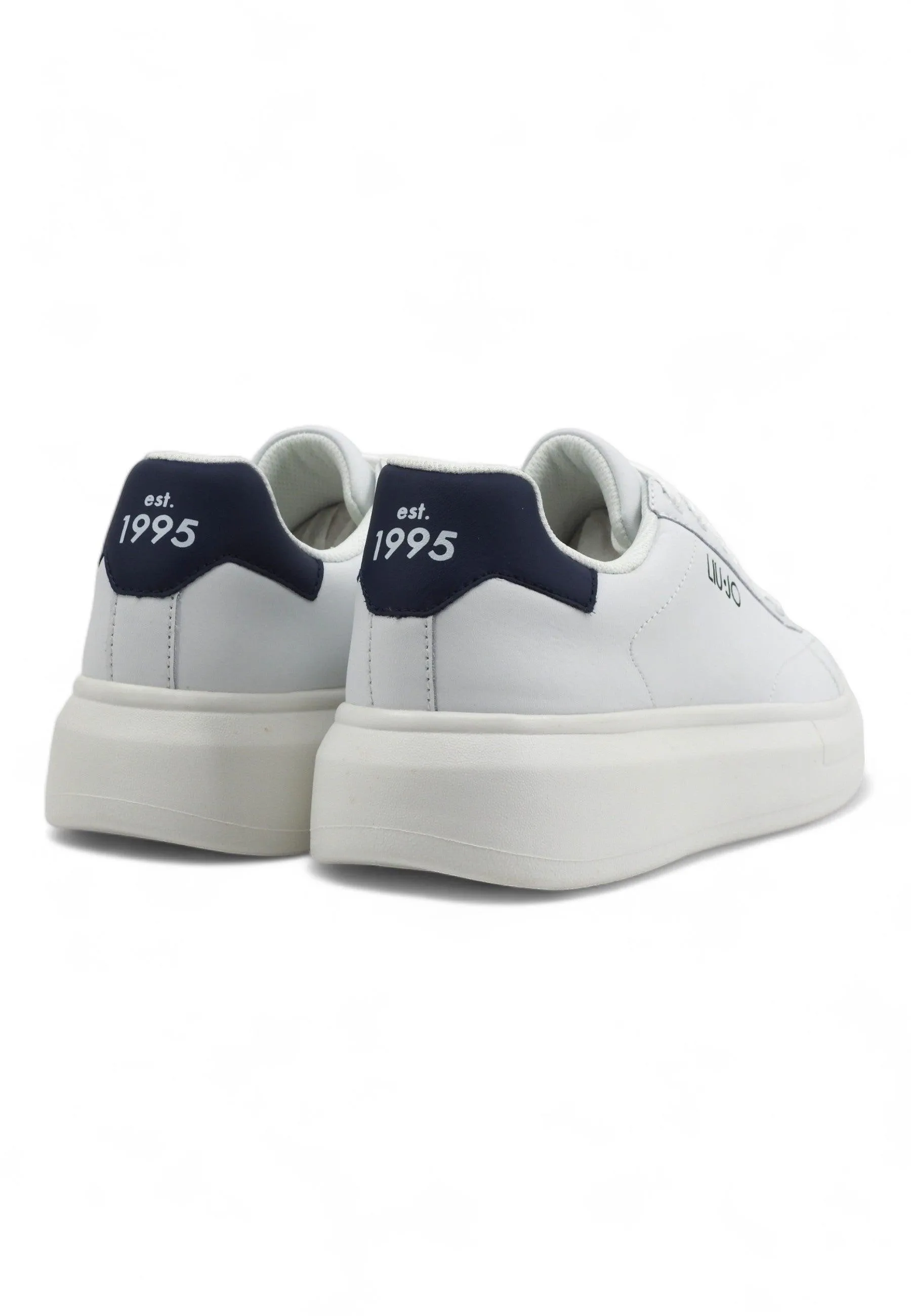 LIU JO Big 01 Sneaker Uomo White Blue 7B4027-PX474