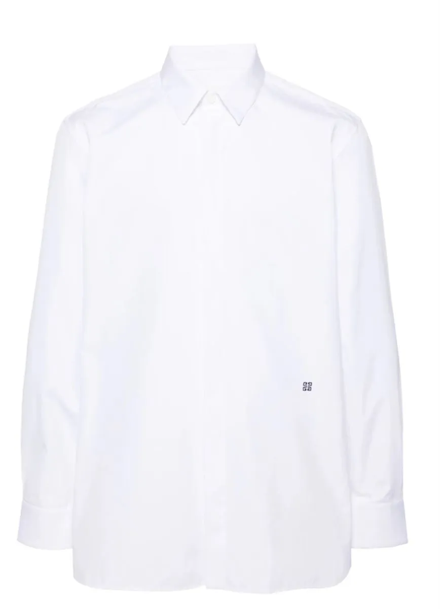 LOGO-EMBROIDERED COTTON SHIRT