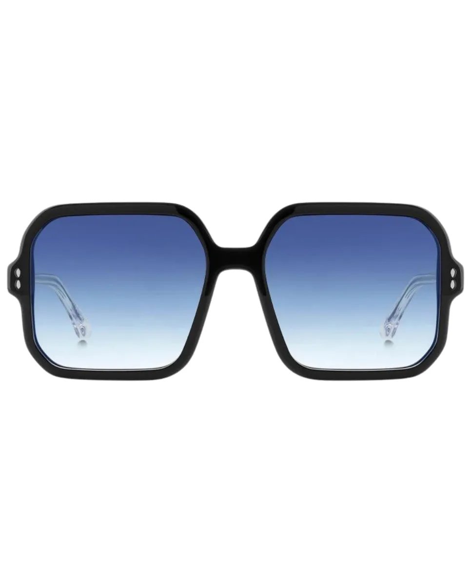 Maxi Square Acetate Sunglasses Black