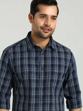 Men Checked Full Sleeve Cotton Shirt