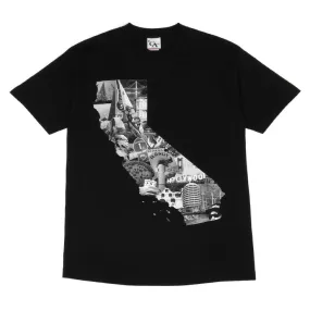 Mens Cali Photo T-Shirt Black