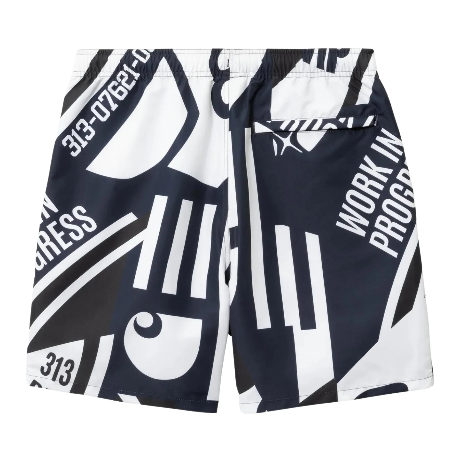 Men's Carhartt WIP Island Swim Trunks - Atom Blue Marina Print