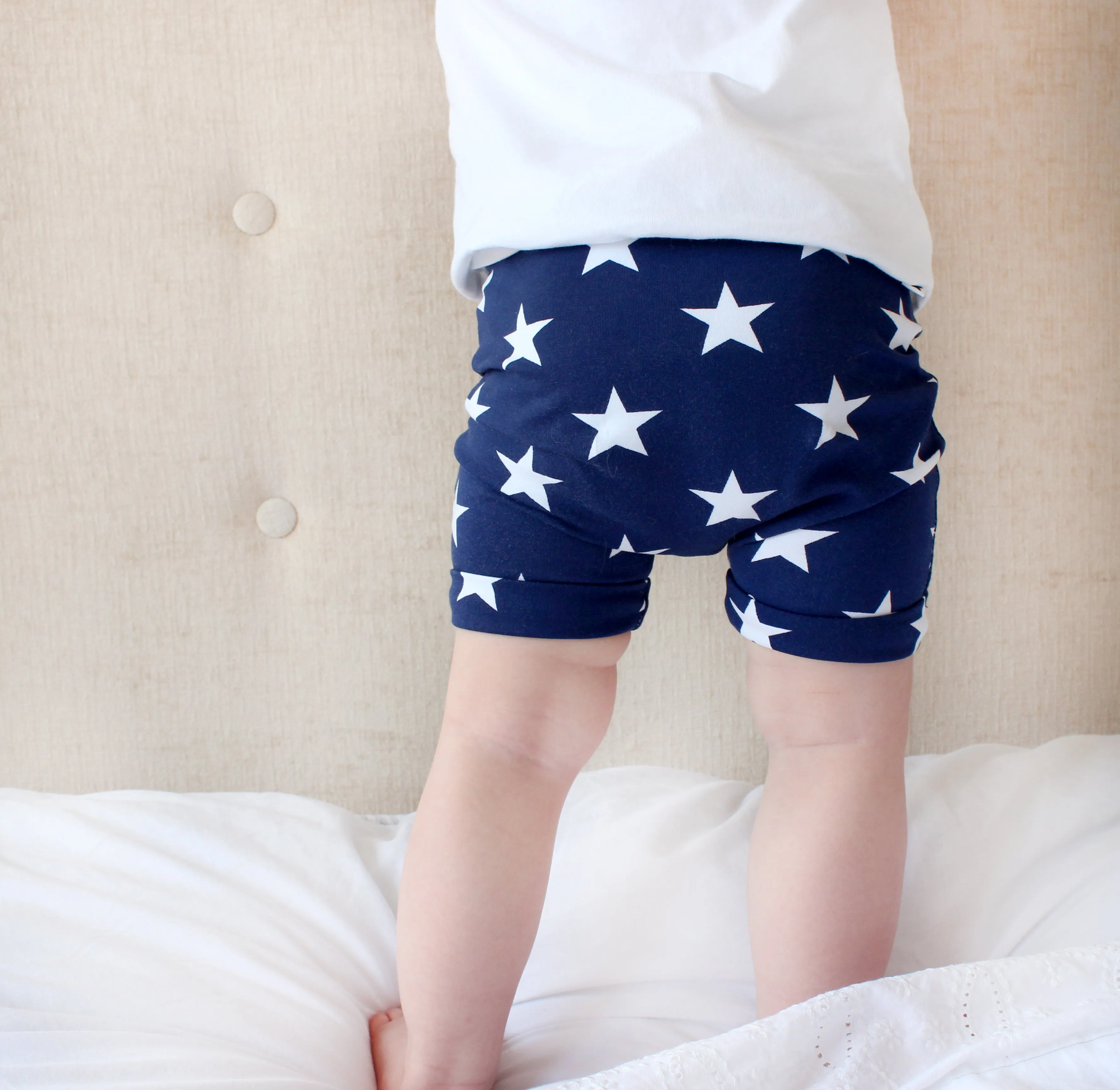 Navy star Child & baby Shorts