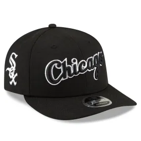 New Era X Felt Chicago White Sox Low Profile 9FIFTY Snapback Black