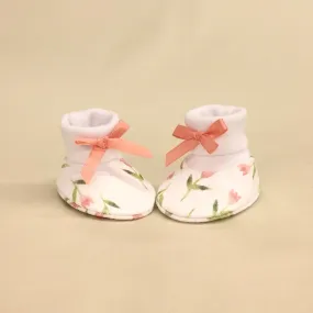 NICU Booties Tulips