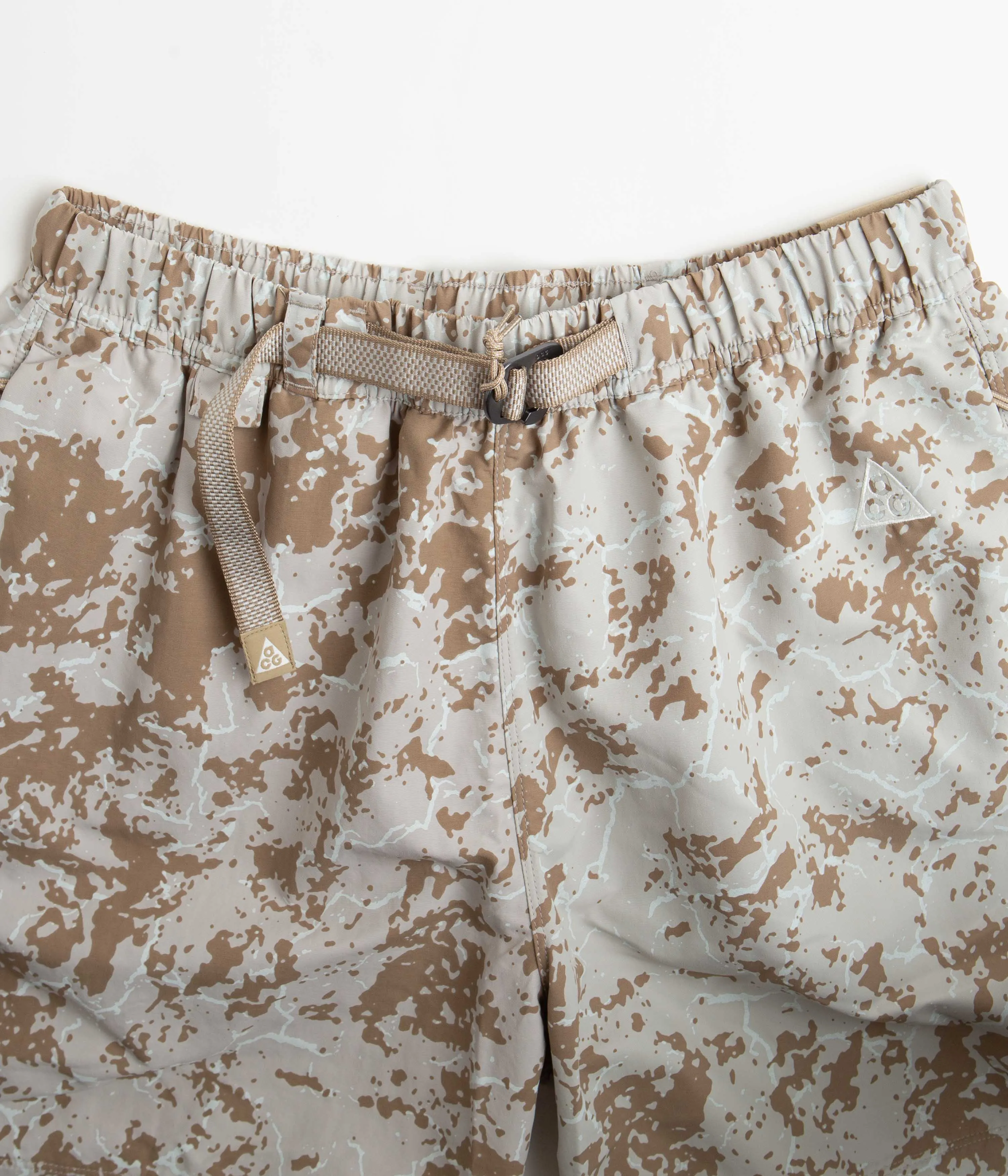 Nike ACG AOP Trail Shorts - Light Iron Ore / Summit White