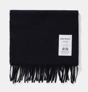 Norse Projects Moon Lambswool Scarf in Dark Navy