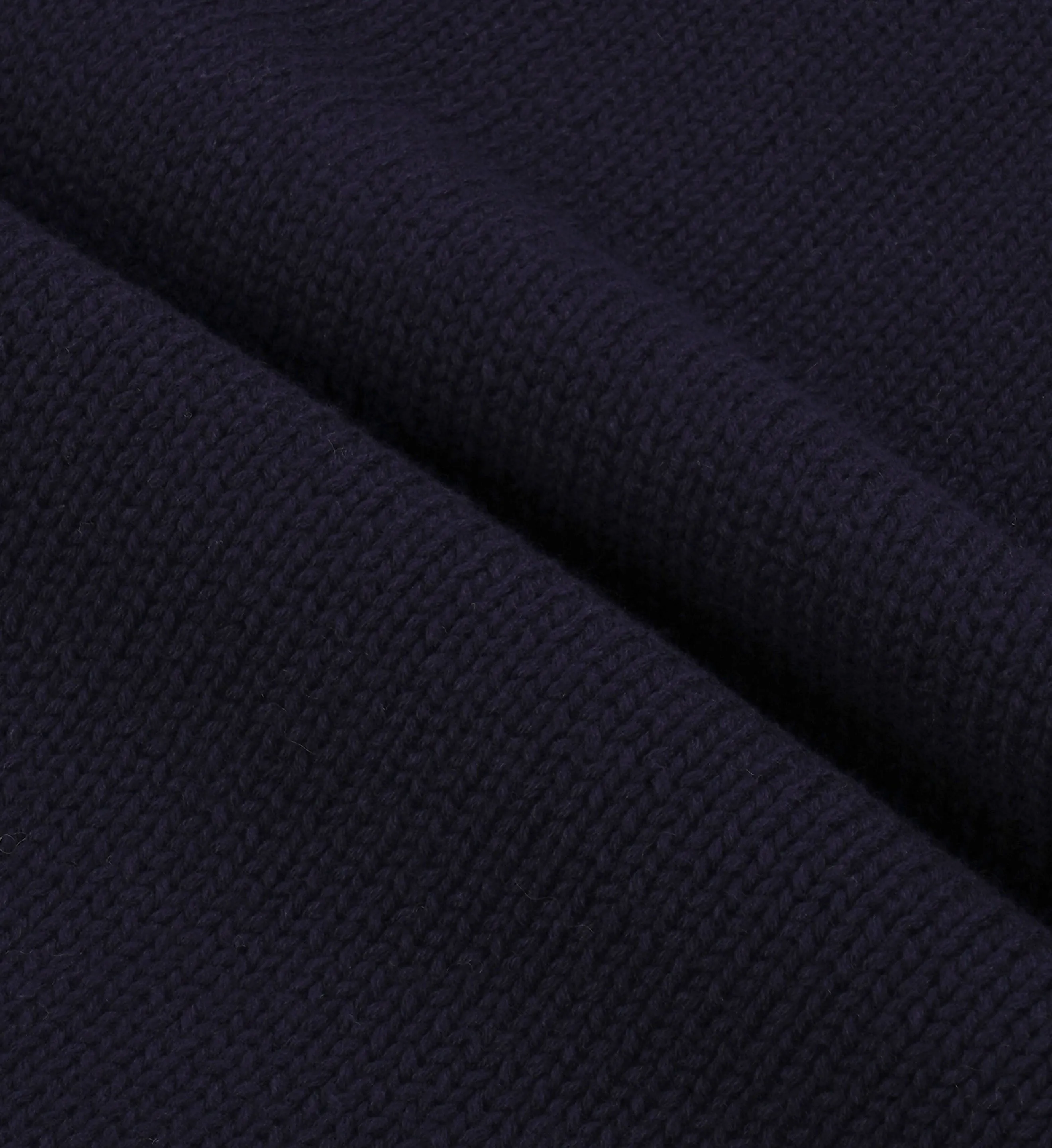 NY Crest Knitted Crewneck - Navy