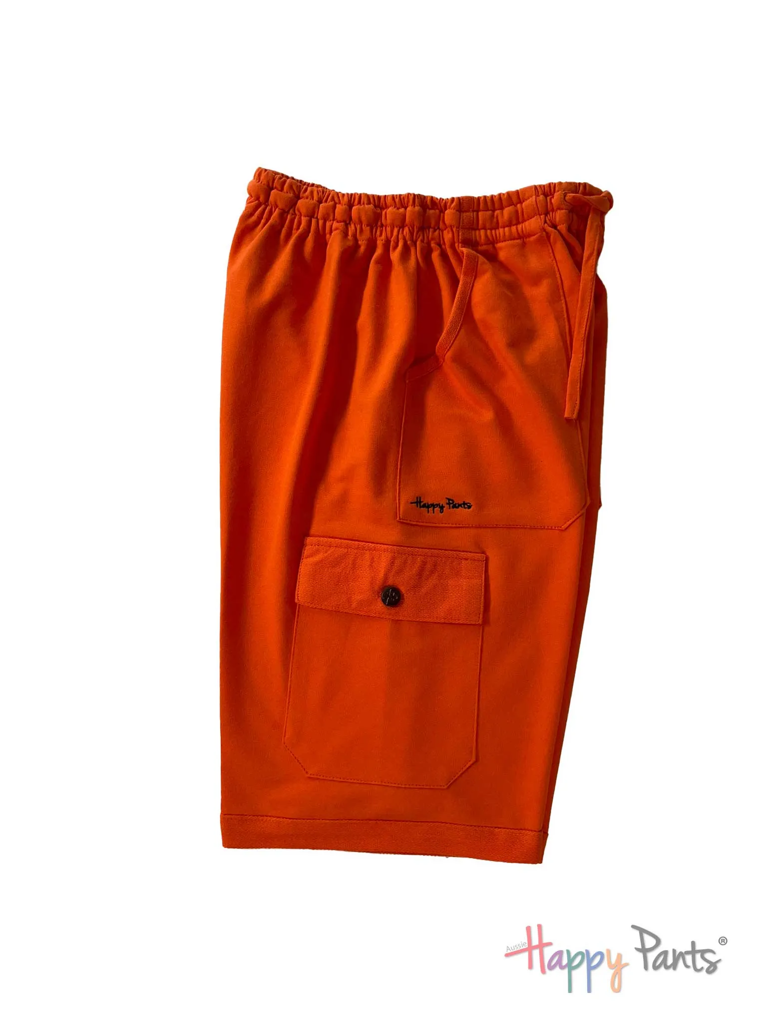 Orange Long Shorts