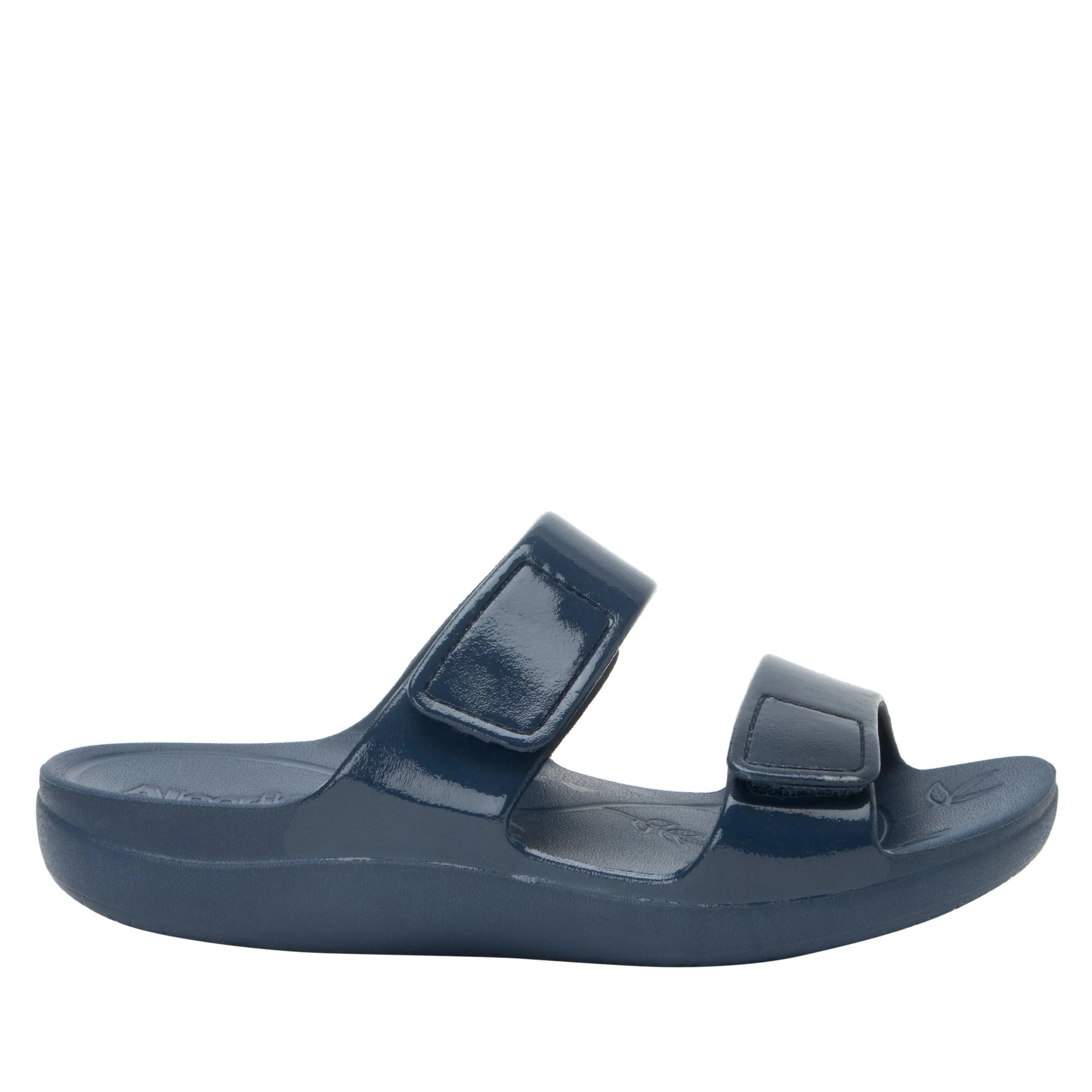 Orbyt Navy Gloss Sandal