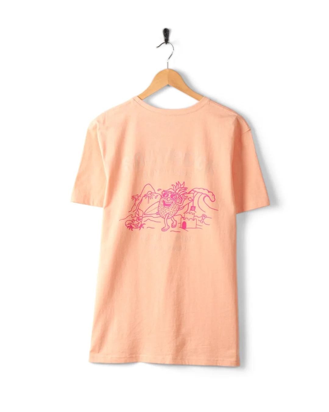 Pine And Sandy - Mens T-Shirt - Peach