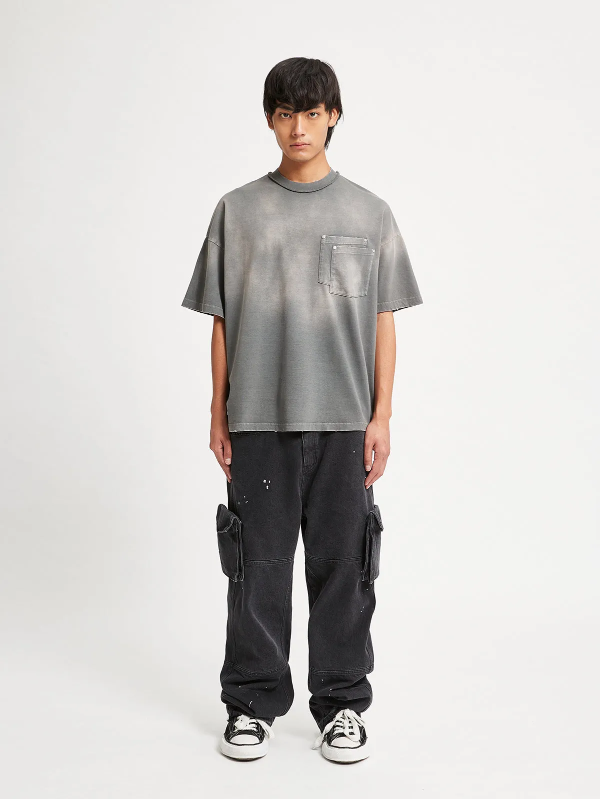 POCKET T-SHIRT ATELIER - WASHED GREY