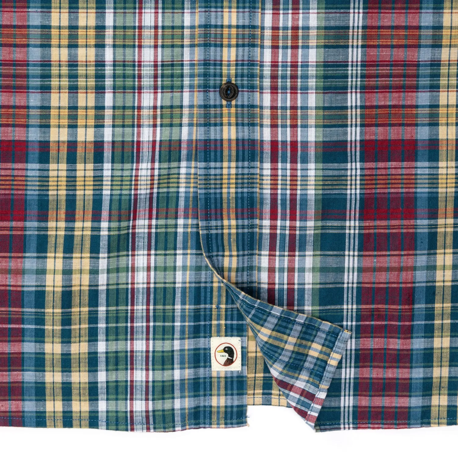 Reid Plaid Cotton Slub Sport Shirt