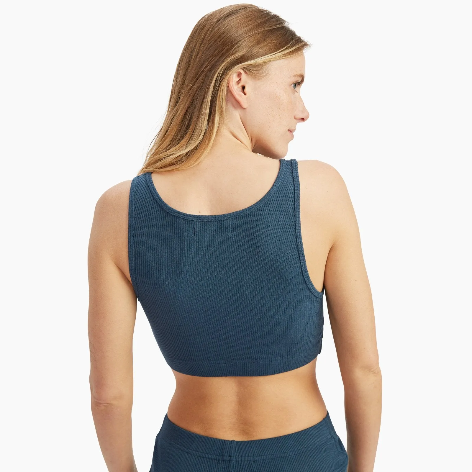 Ribbed Lightweight Cropped Tank