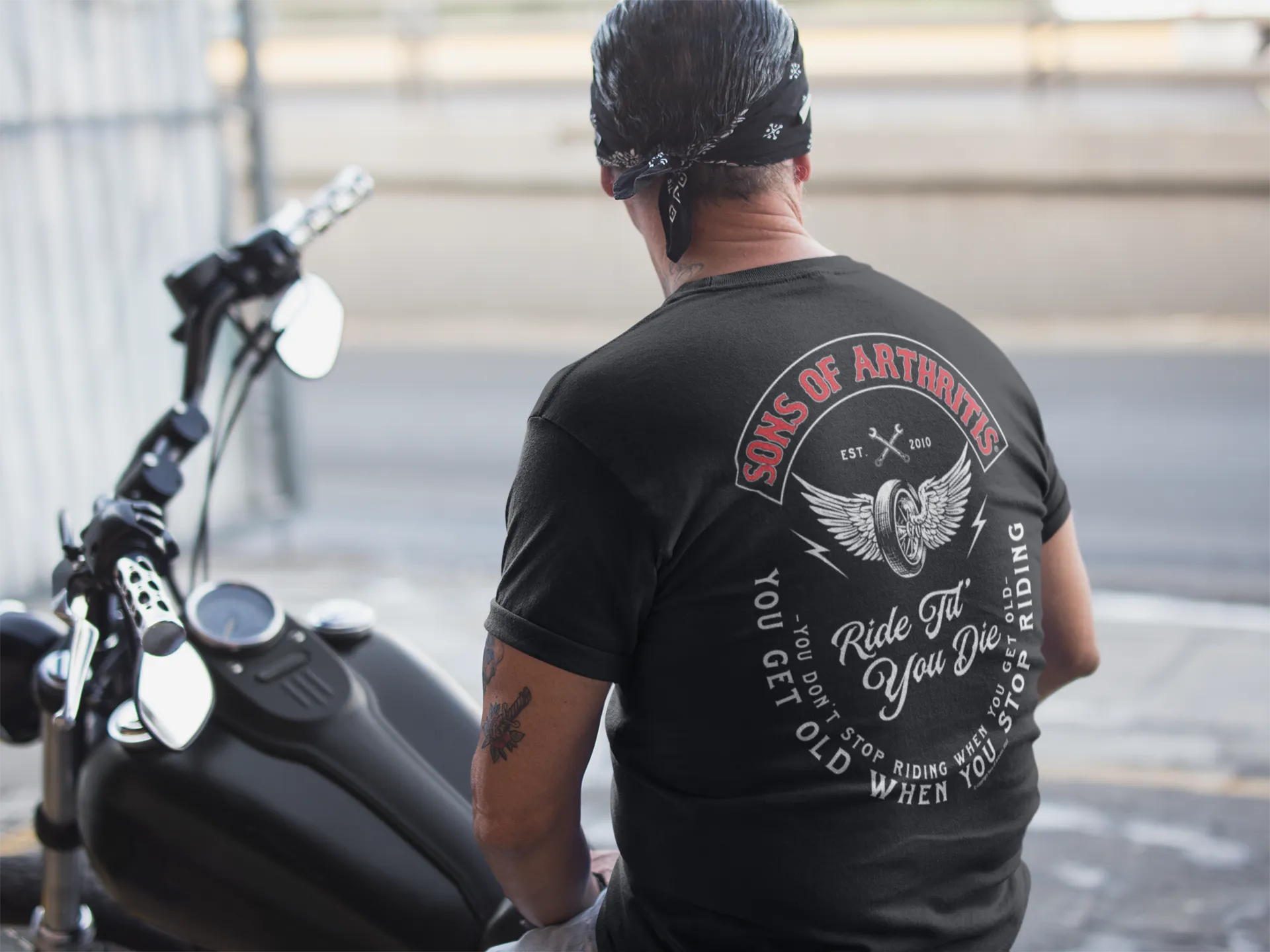 Ride Till You Die Black Tee