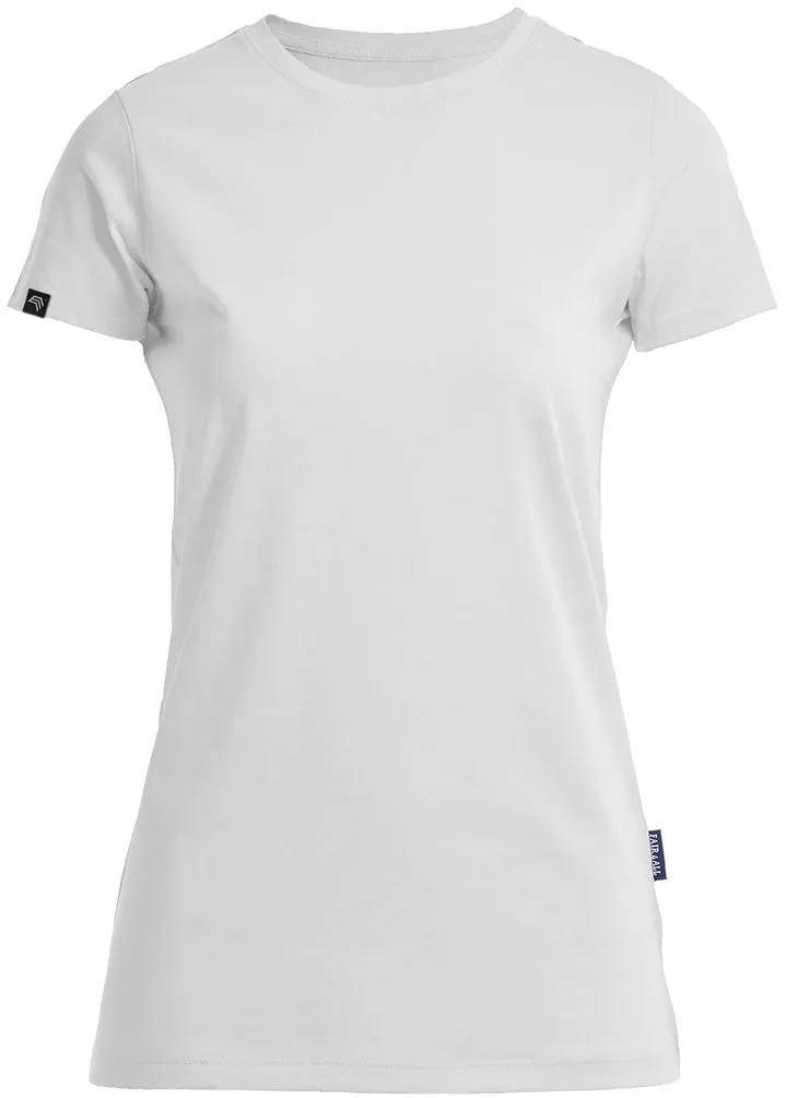 RMH 0201 ― Damen Luxury Bio-Baumwolle T-Shirt - Weiß