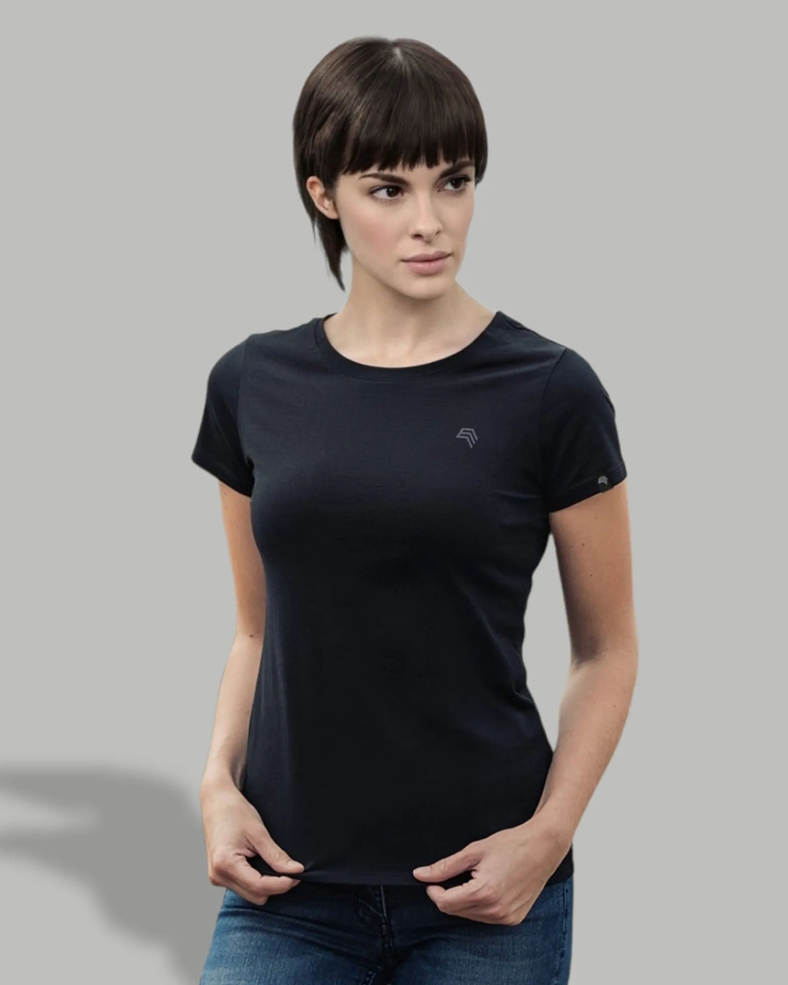 RMH 0201 ― Damen Luxury Bio-Baumwolle T-Shirt - Weiß