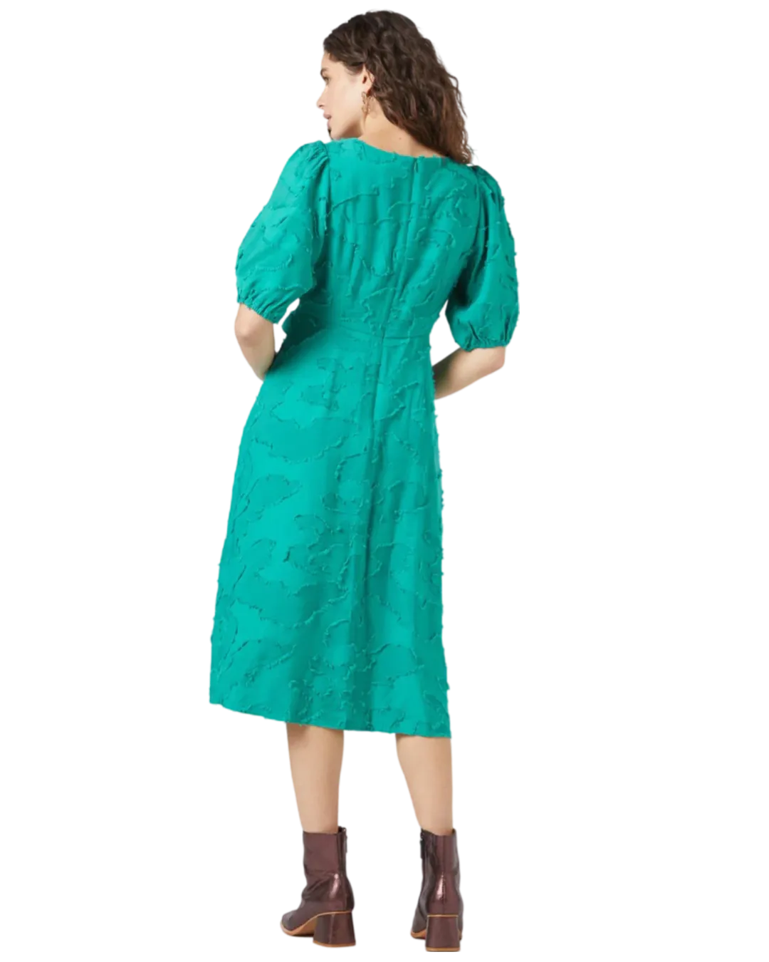 Size 12 - Gorman Green Elleni Twist Midi Dress