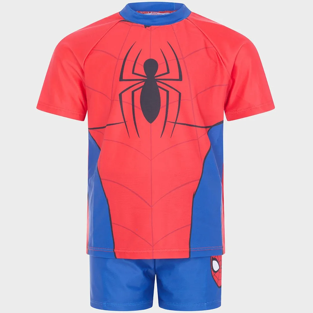 Spiderman Rash Swim Set