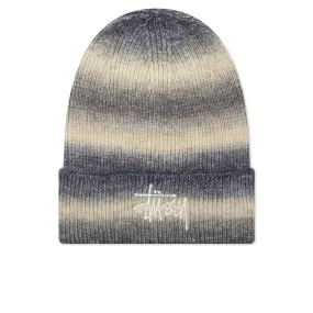 Spray Stripe Cuff Beanie - Lime Multi