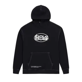 STARBOY CONTRAST HOODIE - BLACK