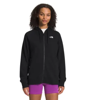 'The North Face' Women's Simple Logo Fleece Full Zip Hoodie - TNF Black