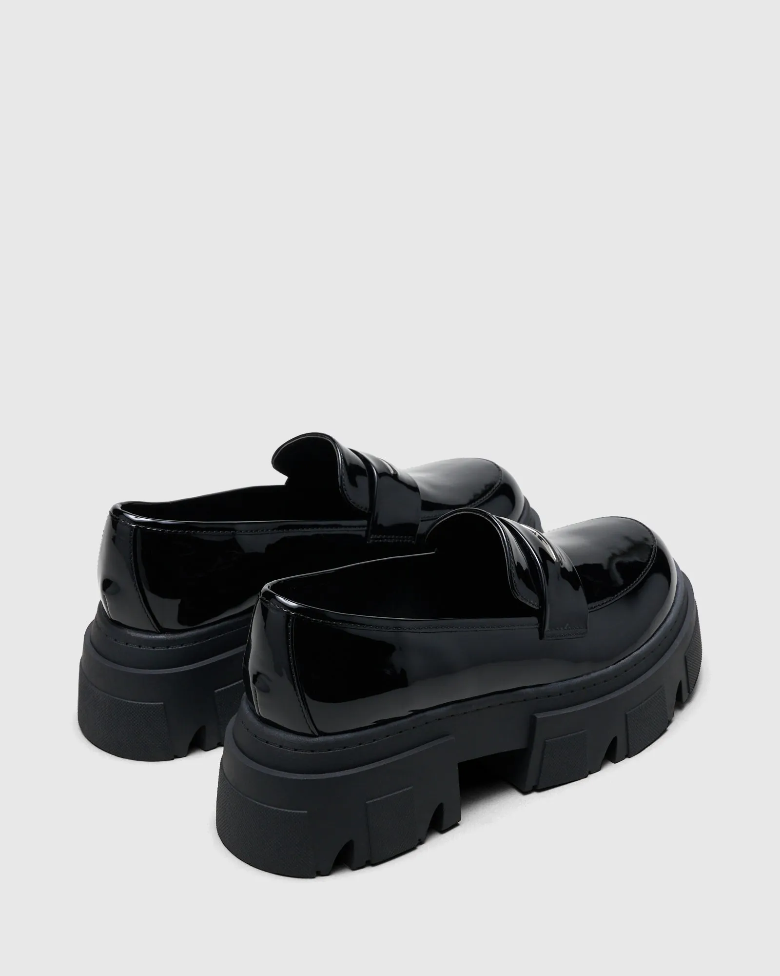 Tyga Loafers Black Patent