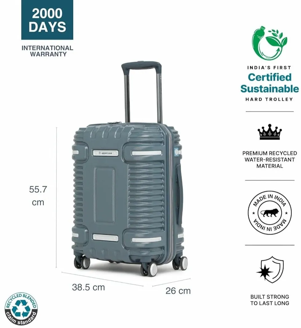 Uppercase Ridge Hard Luggage (Blue)