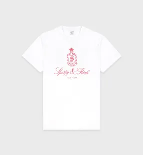 Vendome T-Shirt - White/Cotton Candy