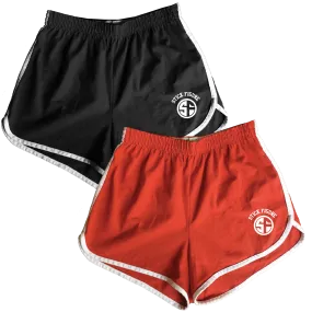 Women's SF Shorts (Two Color Options - Red & Black)