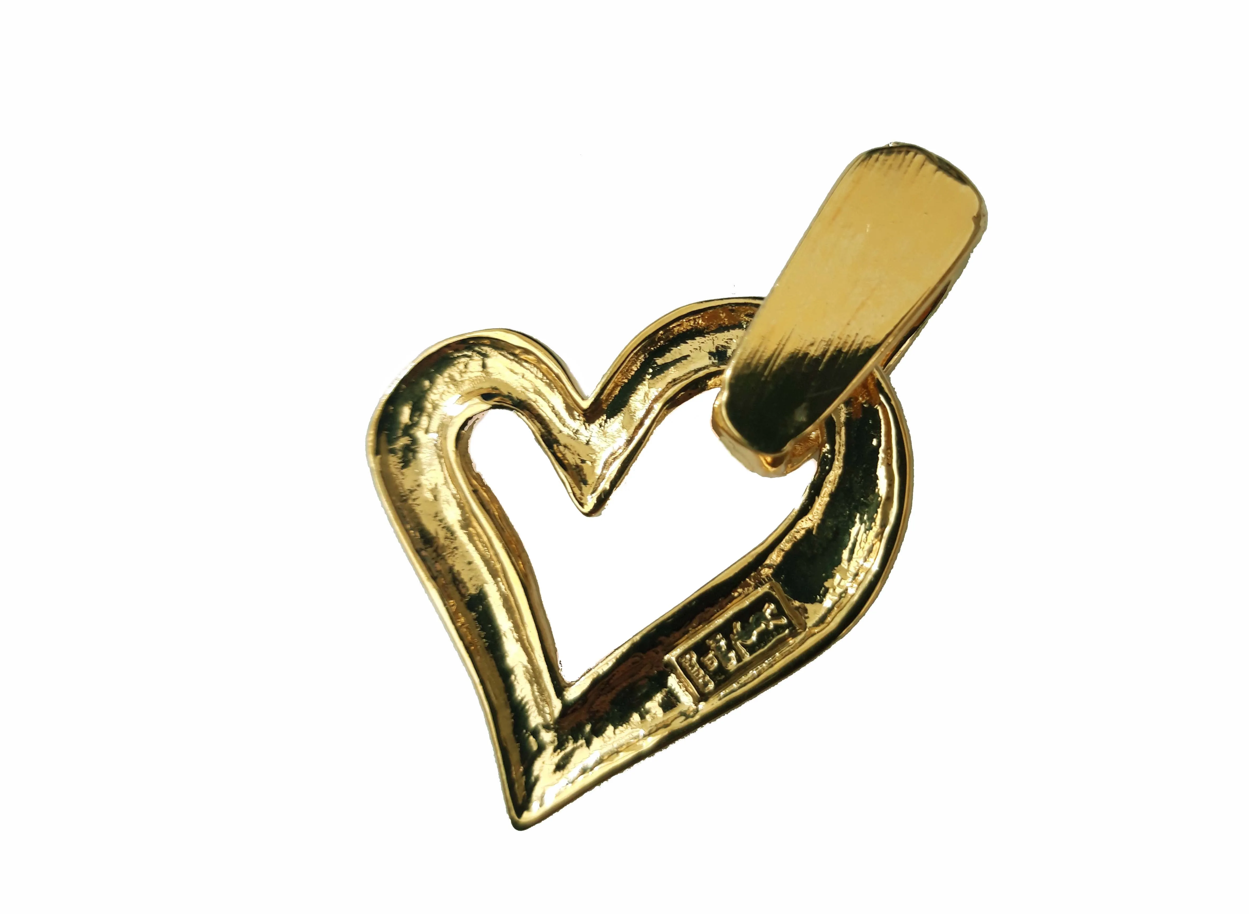 YVES SAINT LAURENT heart necklace pendant